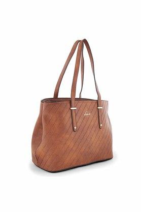 Zipper PU Womens Casual Satchel Handbag