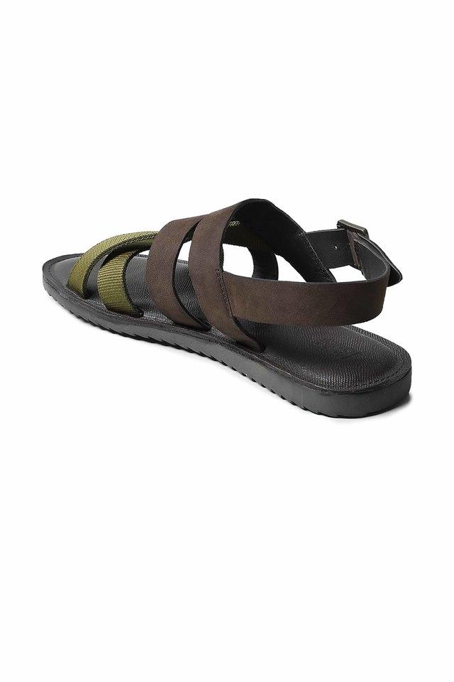 Buy Anthracite Black Sandals for Men by Jack & Jones Online | Ajio.com