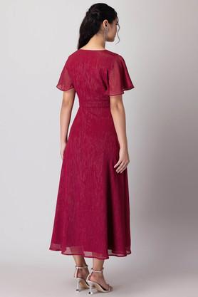 Faballey maroon outlet dress