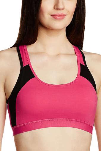 jockey racerback padded sports bra