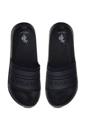 Buy U.S. POLO ASSN. Black EVA Regular Mens Slides Shoppers Stop