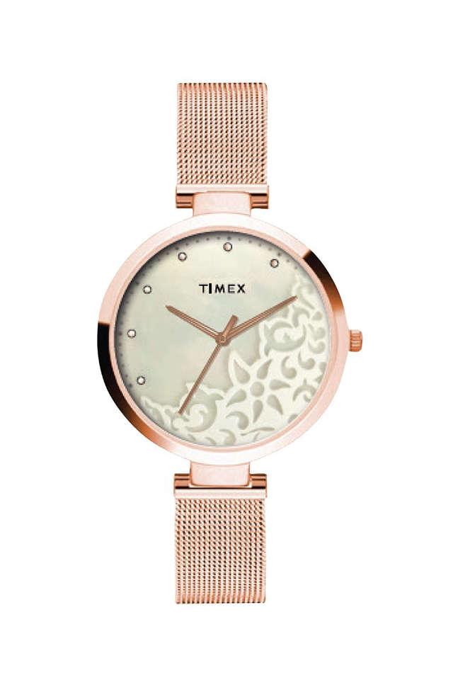 Buy TIMEX Womens Mother of Pearl Dial Analogue Watch - TW000X220 | Shoppers  Stop