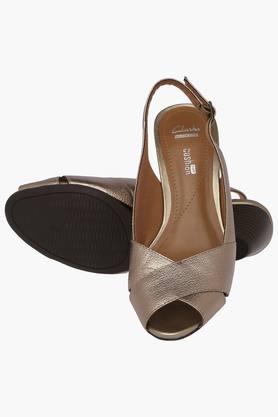 Clarks discount metallic sandals