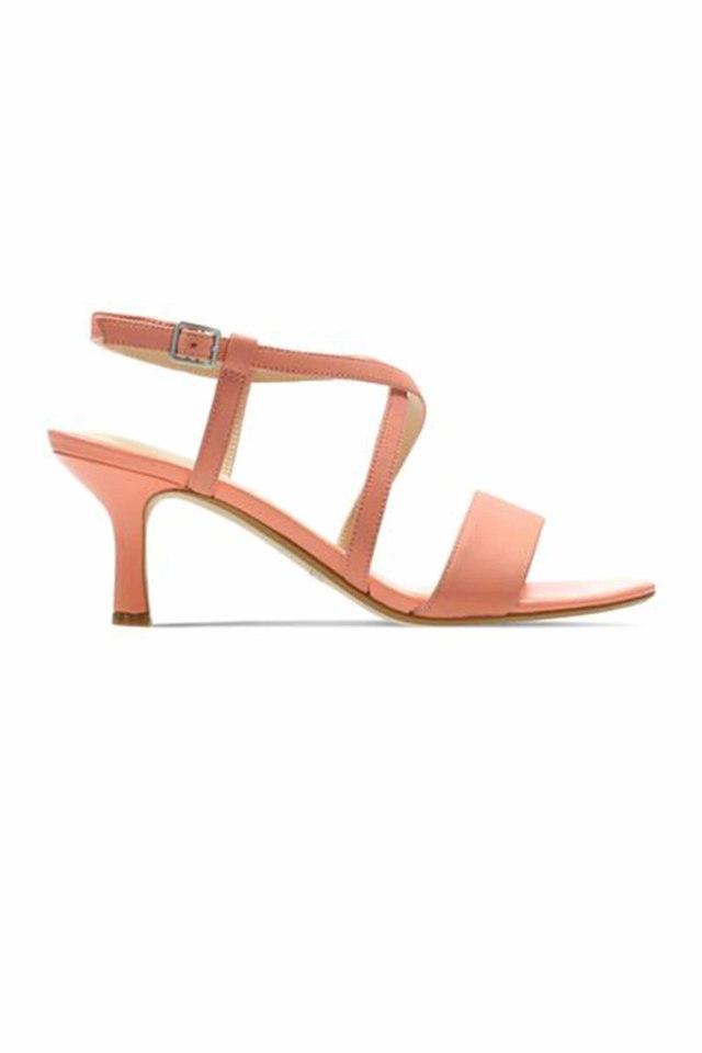 Clarks low heel discount sandals