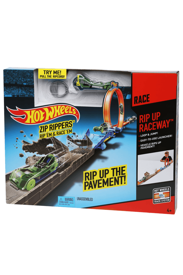Buy HOT WHEELS Assorted Rip up Raceway Zip Rippers Track Builder