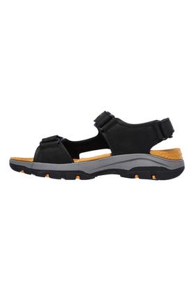 Buy SKECHERS Black Velcro Sandals Shoppers Stop