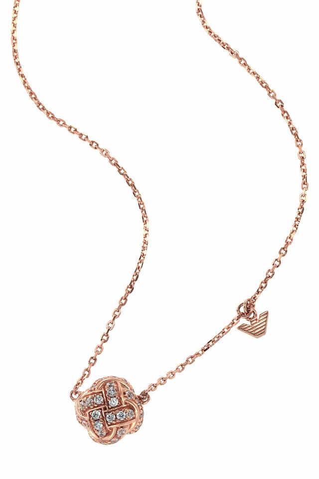 Buy EMPORIO ARMANI Rose Gold Necklace EG3537221 Shoppers Stop