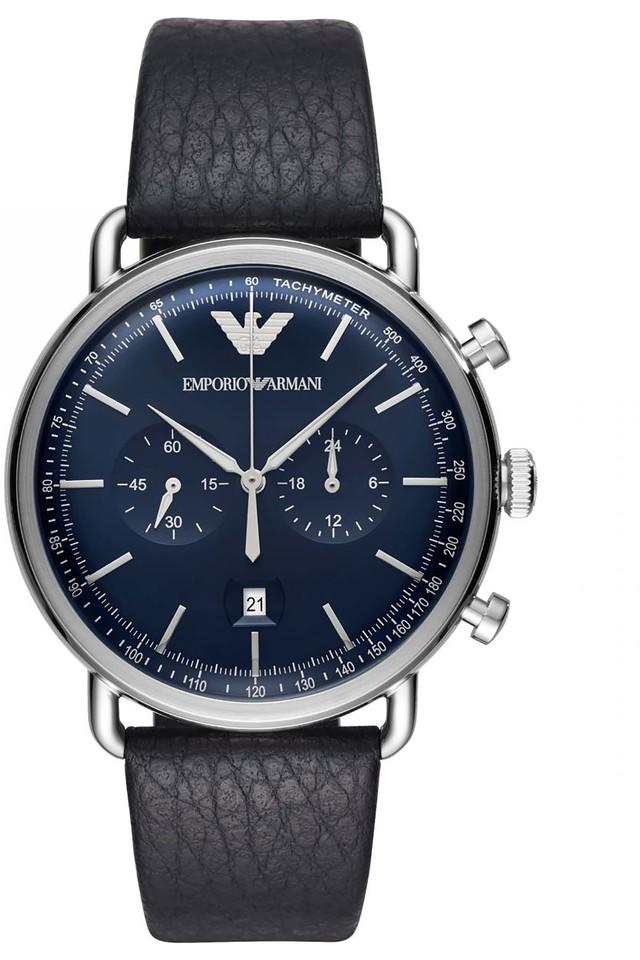 Buy EMPORIO ARMANI Mens Chronograph Leather Watch | Shoppers Stop