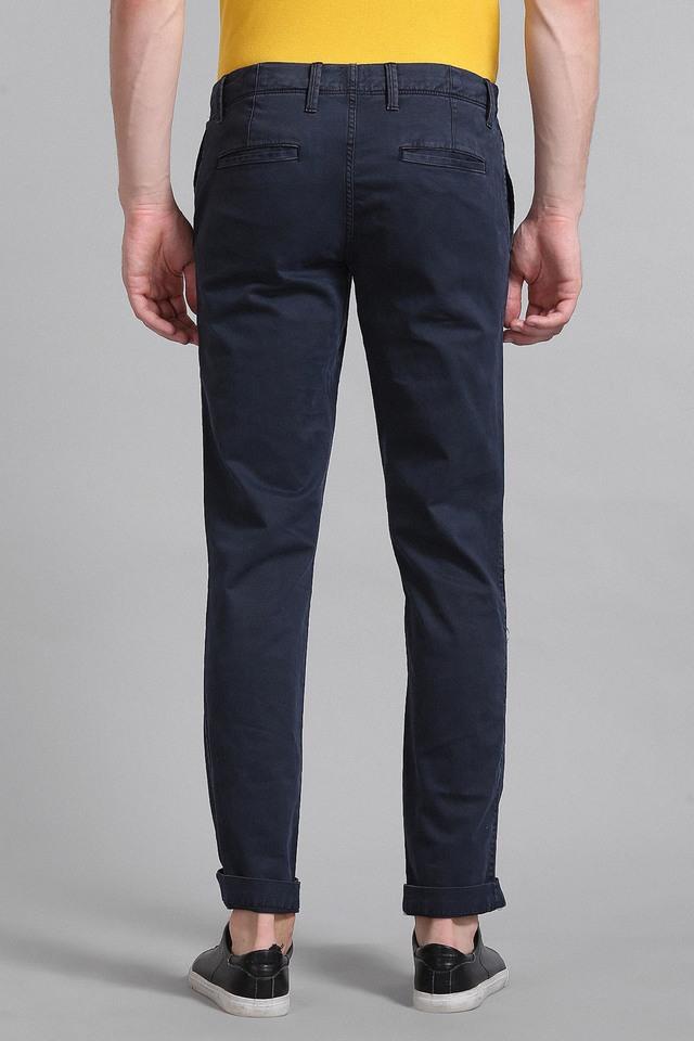 Buy Men's Light Blue 100% Linen Pants Online In India