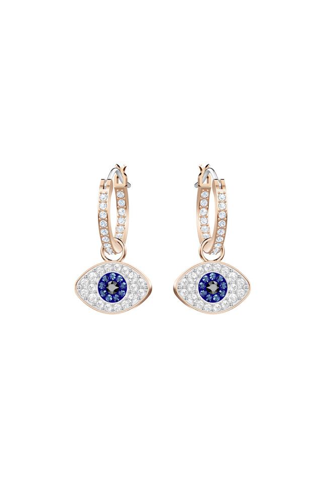 Swarovski earrings evil eye deals
