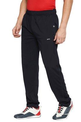 Nike black sale polyester lycra trackpants