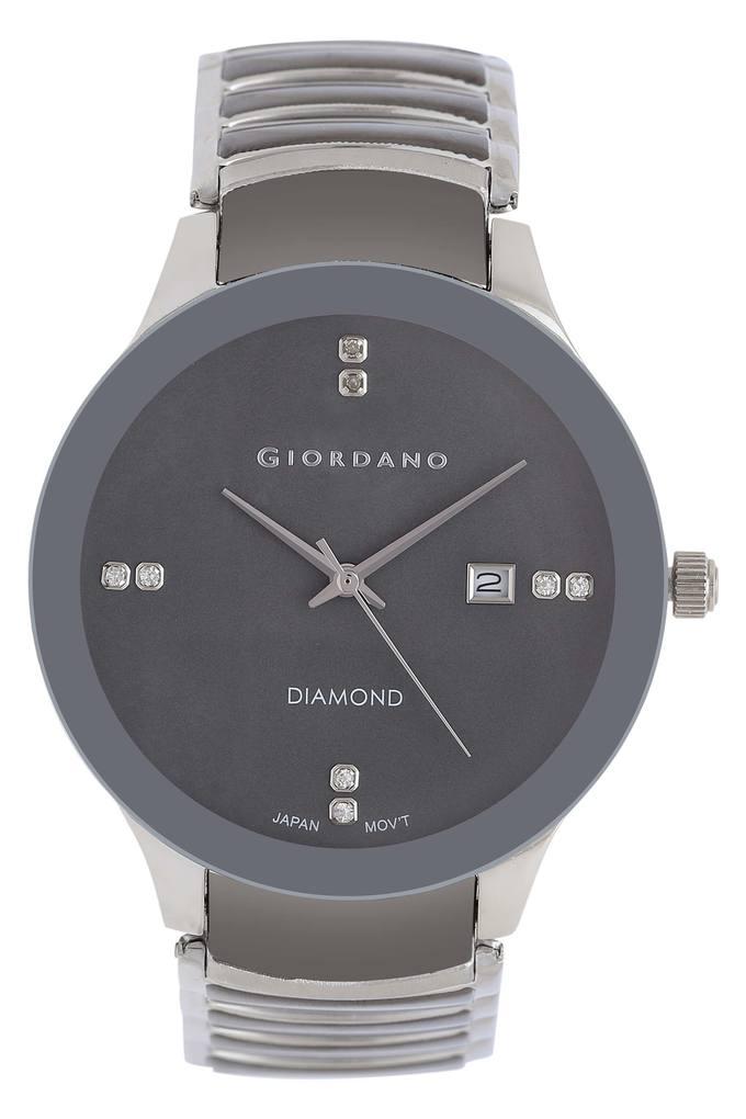Buy GIORDANO Mens Grey Dial Metallic Analogue Watch GD 1067 22