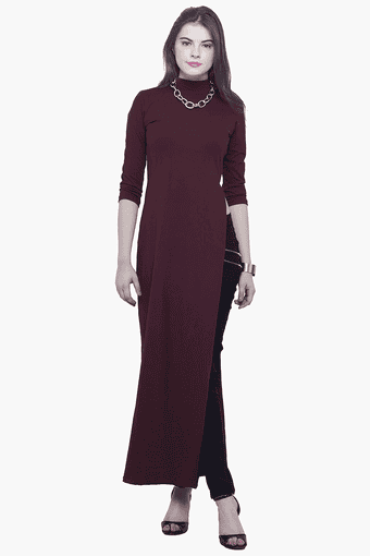 turtle neck maxi top