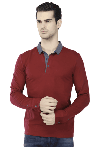 full sleeve polo t shirts for mens