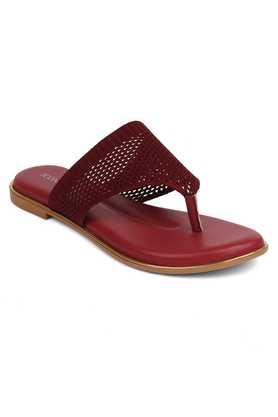 Ladies discount red sandals