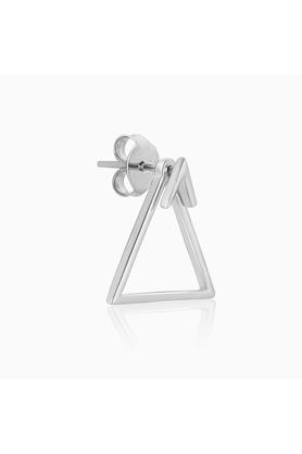 Sterling silver deals triangle earrings