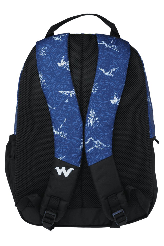 Buy WILDCRAFT Blue Unisex 3 Compartment Zipper Closure Laptop Backpack