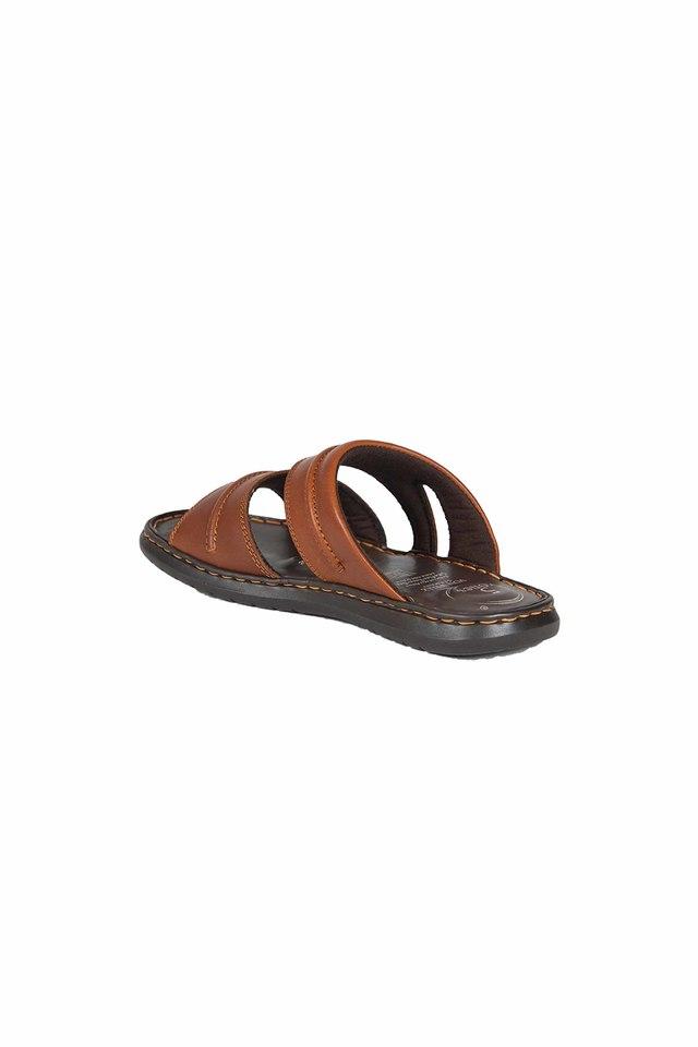 Mens best sale tan slippers