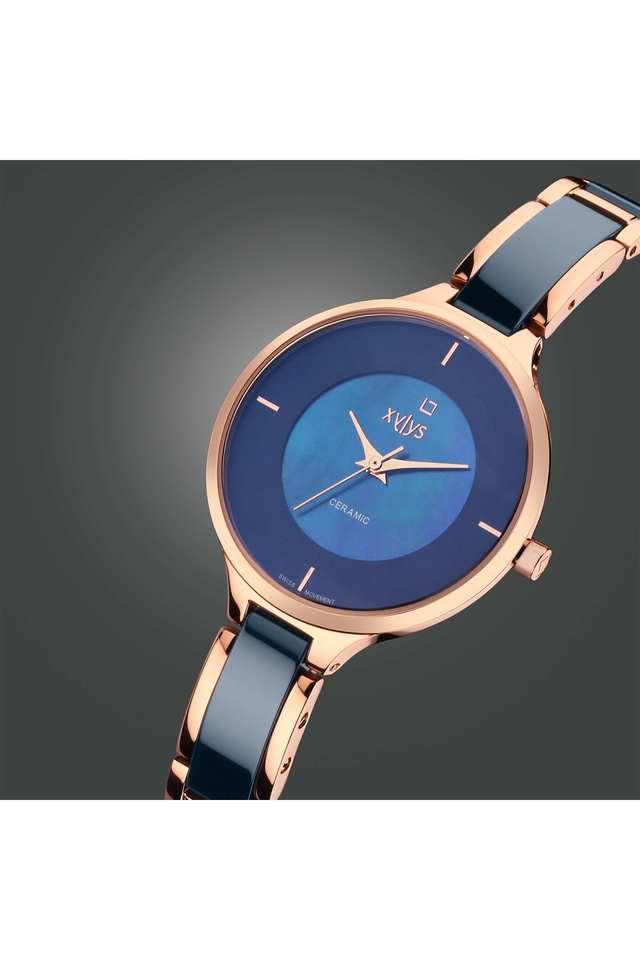 Buy XYLYS Women Seraphina Stainless Steel Blue Dial Wrist Watch 9920WD05E Shoppers Stop