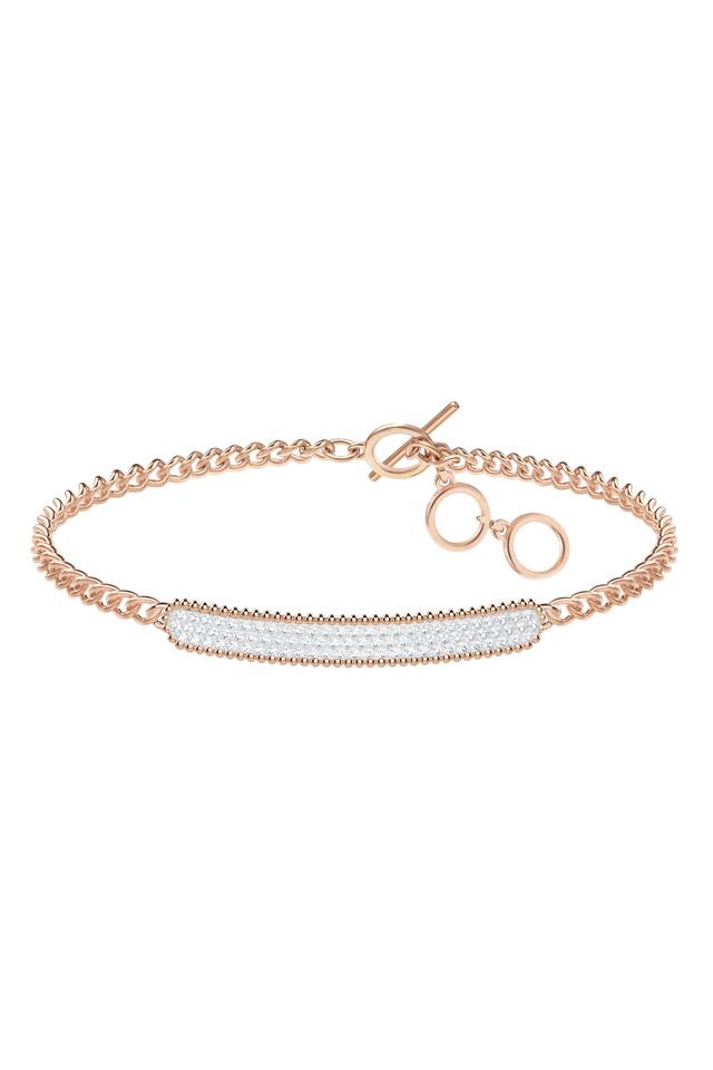 Swarovski® 'Una' Women's Gold Plated Metal Bracelet - Rose 5628658 | $99 -  Ormoda.com