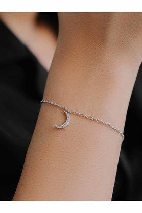 Celestial North Star & Moon Silver Bracelet | Olivia Burton London