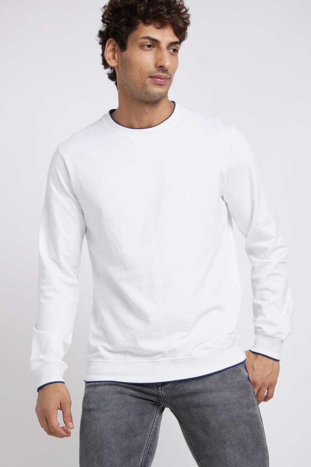 White sweatshirt deals for men