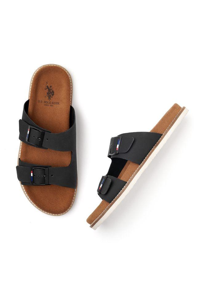 Us polo assn leather sandals sales
