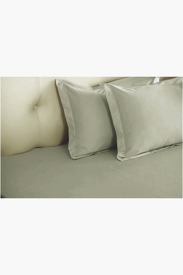 Buy ST CLOUD Silver Biosense Solid Pillow Covers Pillow Cover 18