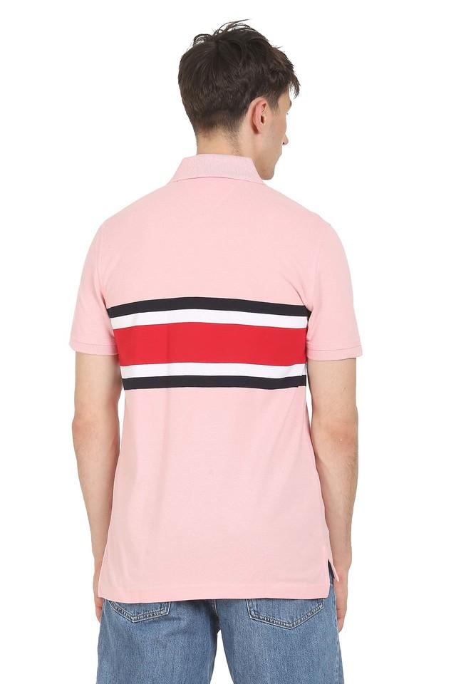 Tommy hilfiger pink t shirt clearance mens