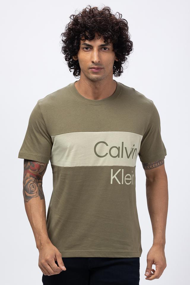 Calvin klein discount t shirt green