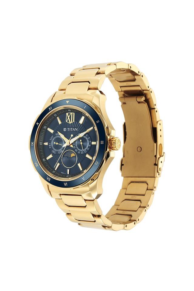 Buy Titan Regalia Opulent White Dial Golden Stainless Steel Strap Watch  9441YM01 Online at Low Prices in India at Bigdeals24x7.com