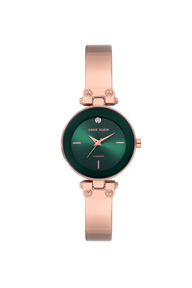 Anne klein hotsell green dial watch