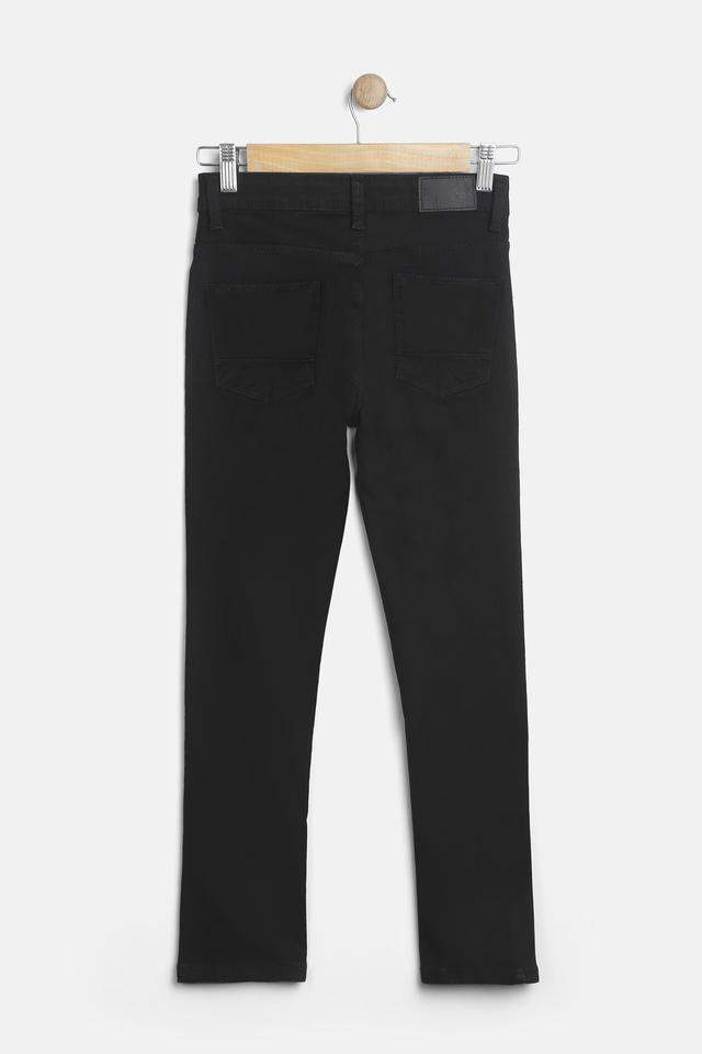 Buy LIFE Black Solid Denim Regular Fit Boys Jeans | Shoppers Stop