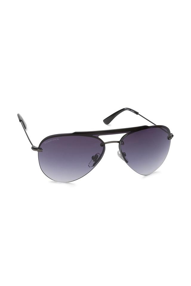 Fastrack black clearance aviator sunglasses