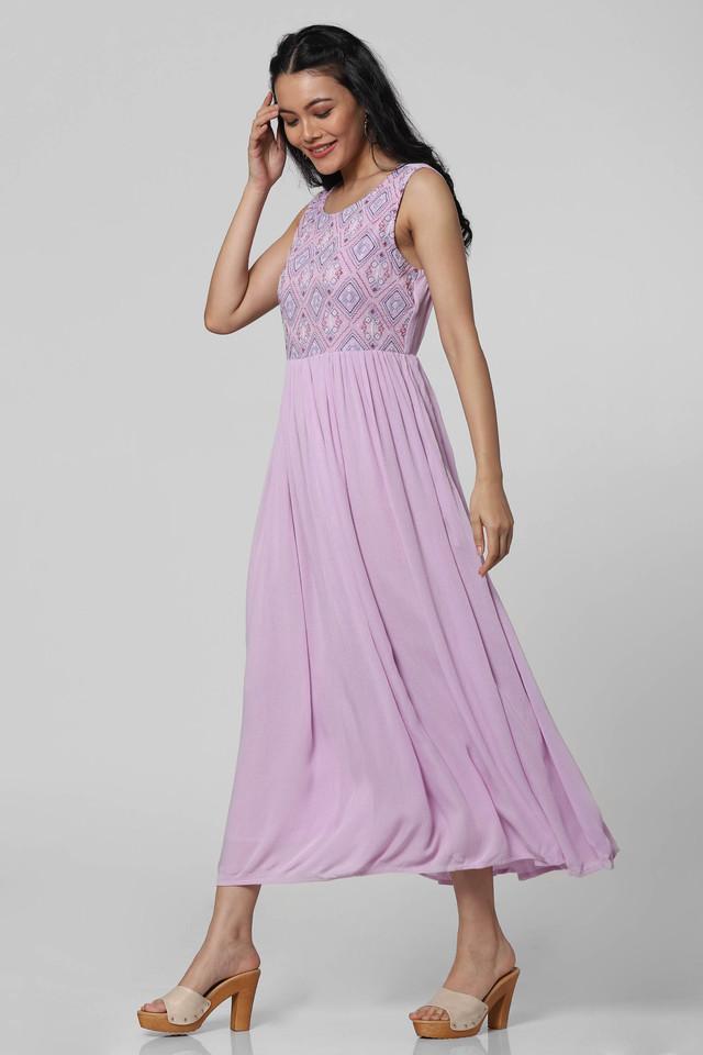 Lavender maxi hot sale dress casual