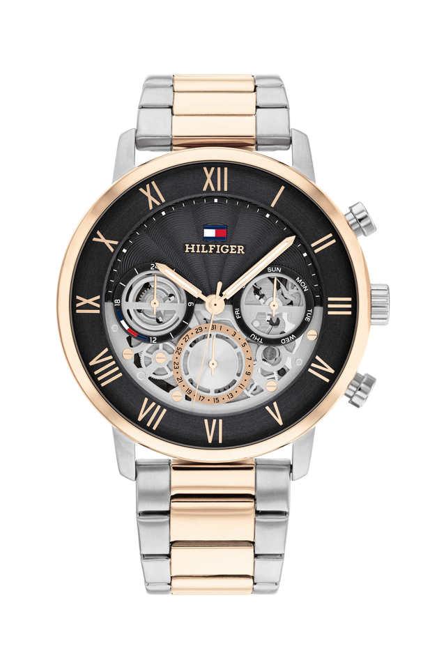 Buy TOMMY HILFIGER Legend 44 mm Grey Dial Stainless Steel Analogue Watch For Men TH1710570 Shoppers Stop