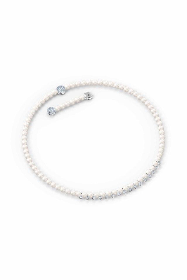 Muse Swarovski Pearl Necklace _ 925silver - 라비쉬에