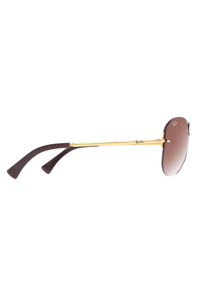 Buy RAYBAN Mens Half Rim Aviator Sunglasses Shoppers Stop