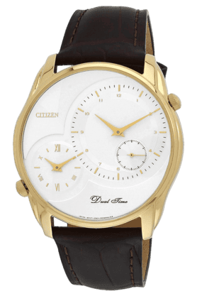 Buy CITIZEN Mens Dual Time Watch AO3008 07A Shoppers Stop