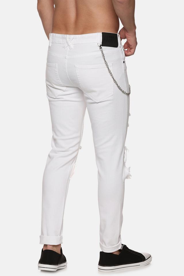 Wrangler 4H & FFA Men's Slim Fit Cowboy Cut White Jeans | Riding Warehouse