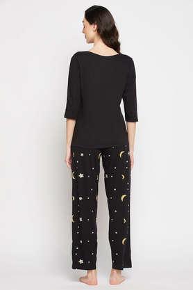 Black best sale cotton pyjamas