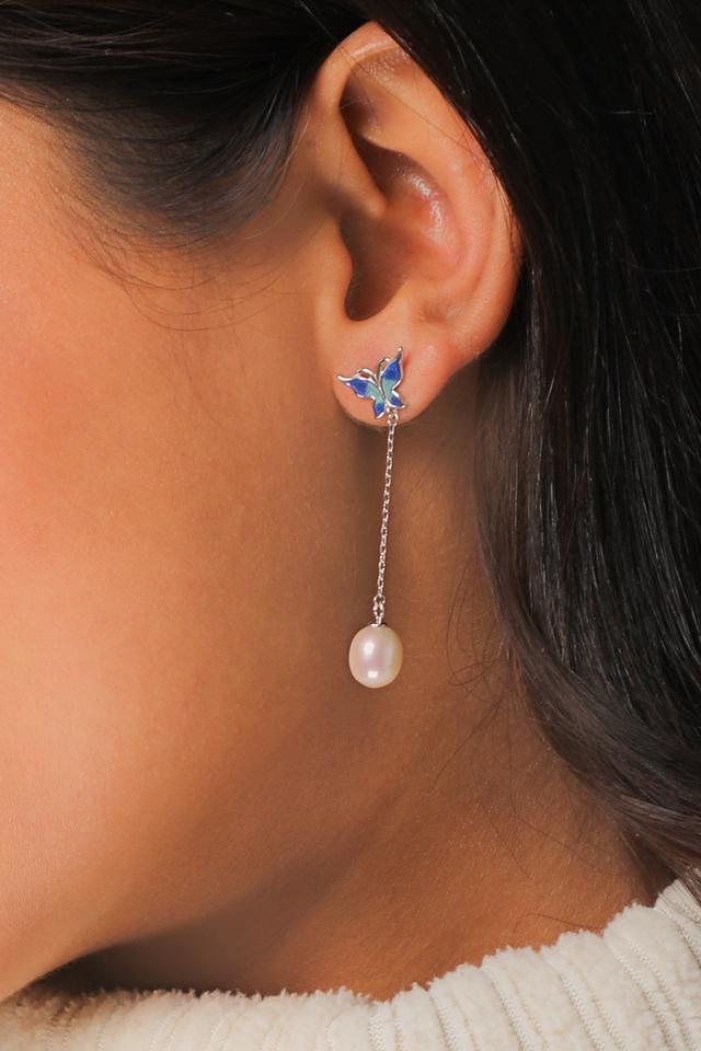 Giva silver deals zircon earrings