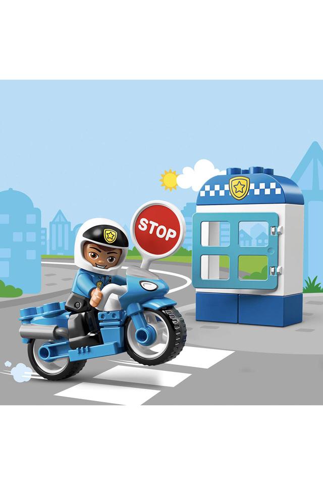 Buy HAMLEYS Multi Lego Duplo Police Bike Building Blocks For Kids (8 Pcs)10900 | Shoppers Stop