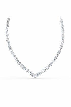 Swarovski necklace v shape sale