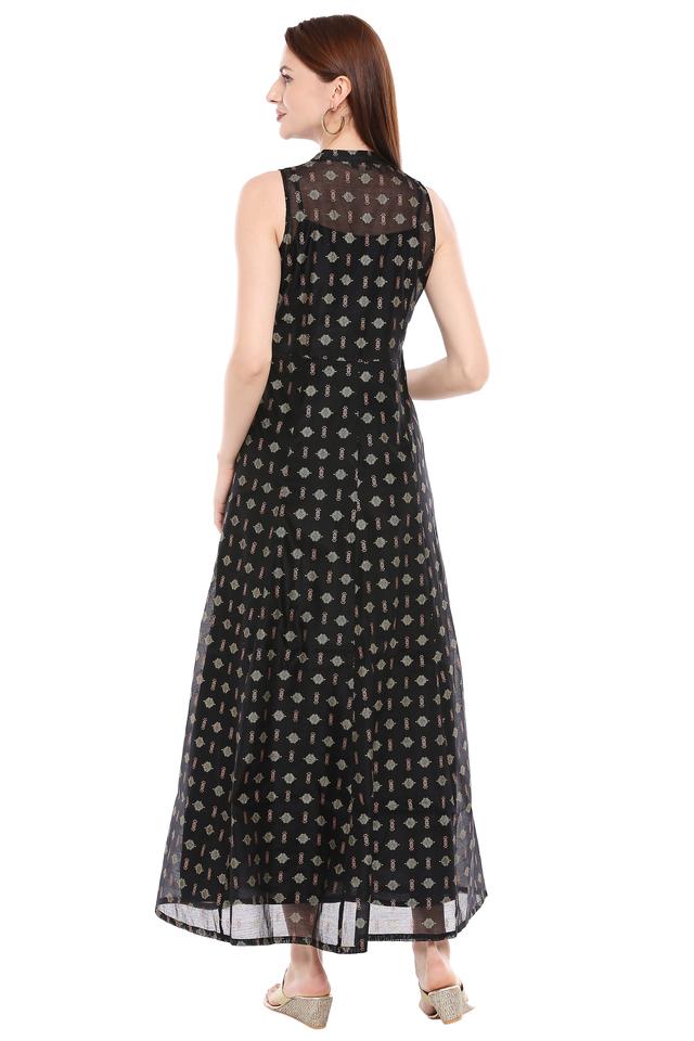 Global desi black store dress