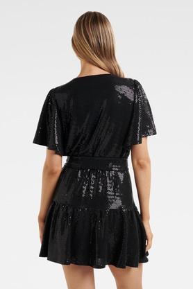 Forever new best sale black glitter dress