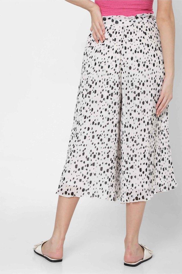 Vero Moda culotte pants in black