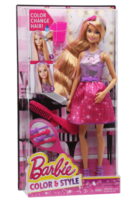 Barbie doll pink store colour