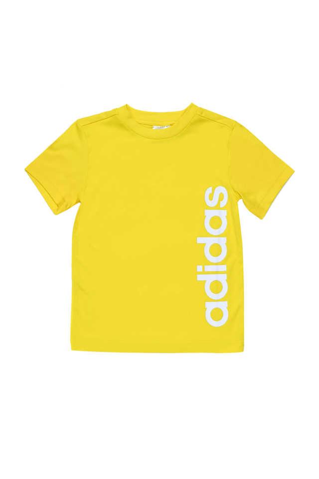 Buy ADIDAS Yellow Printed Polyester Crew Neck Boys T Shirt Shoppers Stop