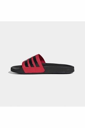 Red adidas sandals hot sale